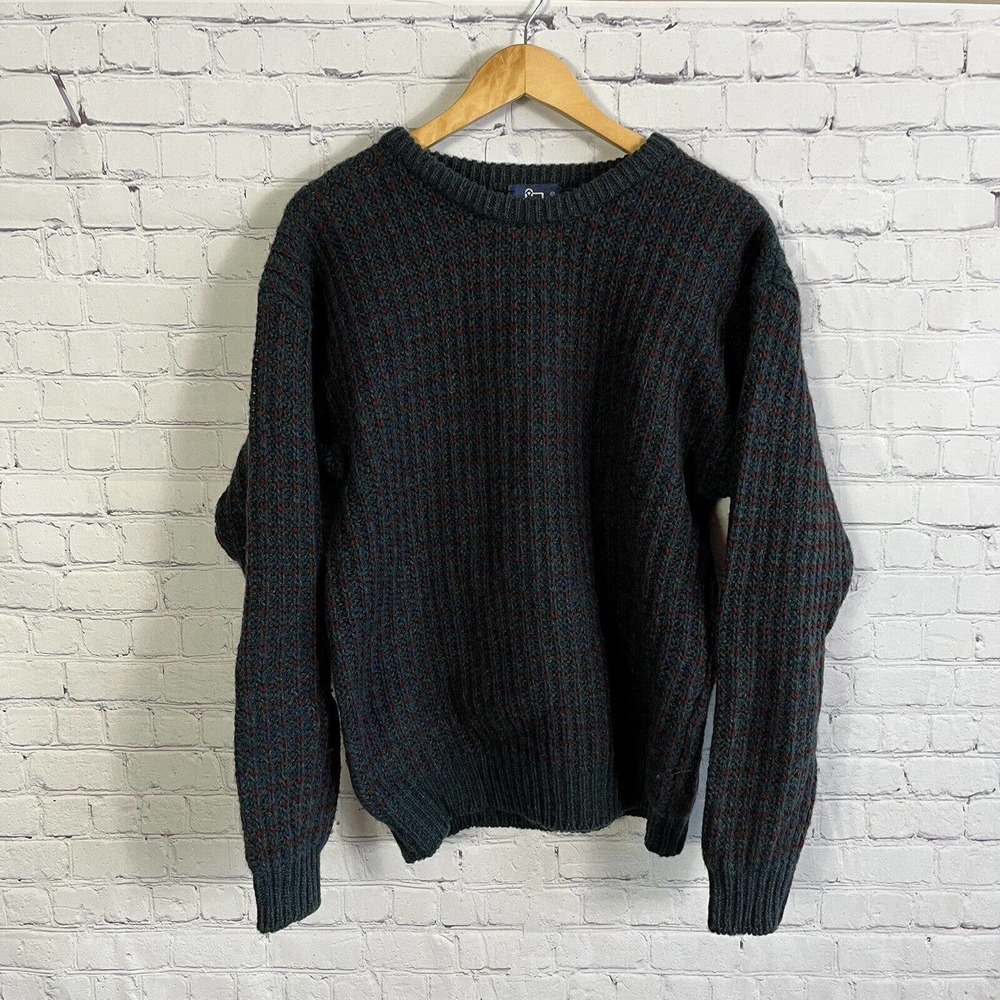 Vintage Woolrich Mens Wool Striped Sweater Medium